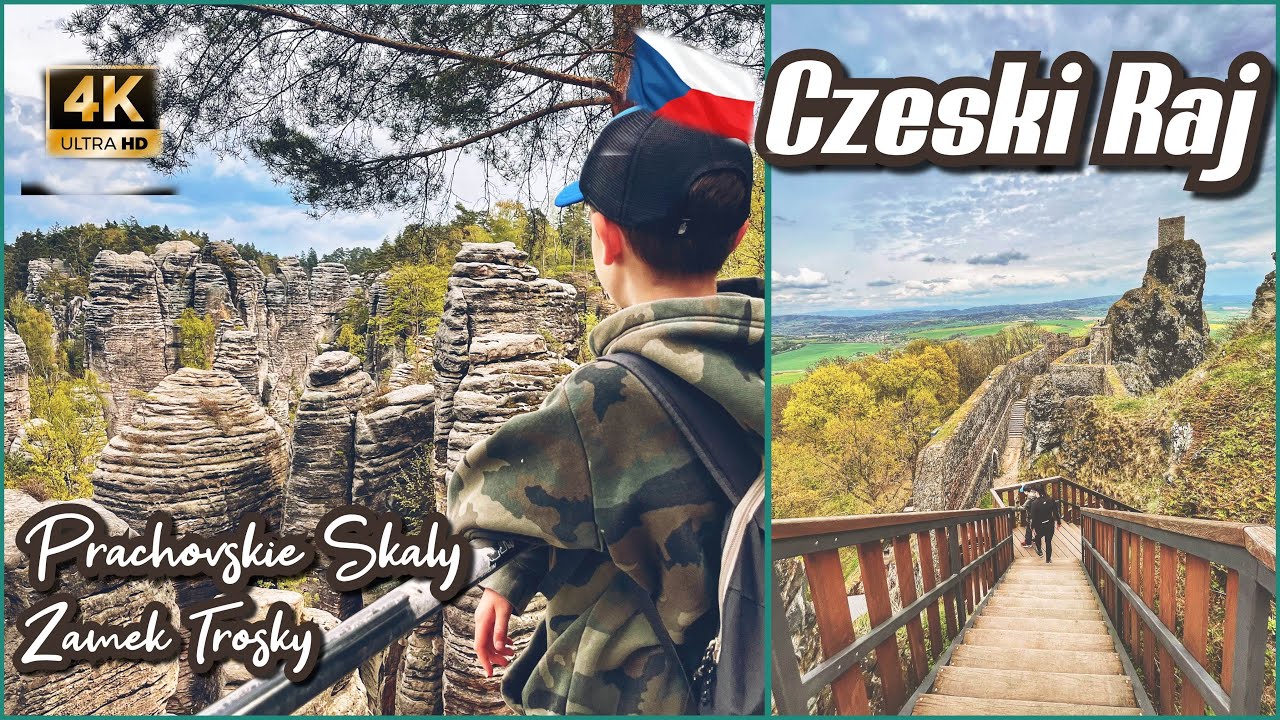 CZESKI RAJ 🇨🇿- Zwiedzanie Prachovskich Skał oraz Zamku Trosky-Pomysł na długi weekend!#czechrepublic