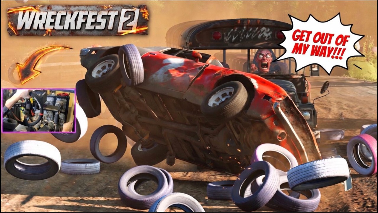 Wreckfest 2 ONLINE - Angry Bus DRIVER Starts To PISS me OFF....