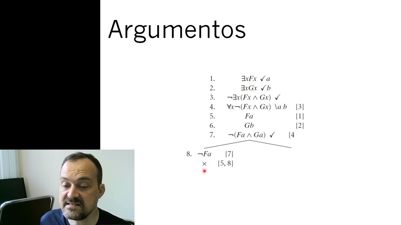 Prova argumentos: lógica de predicados