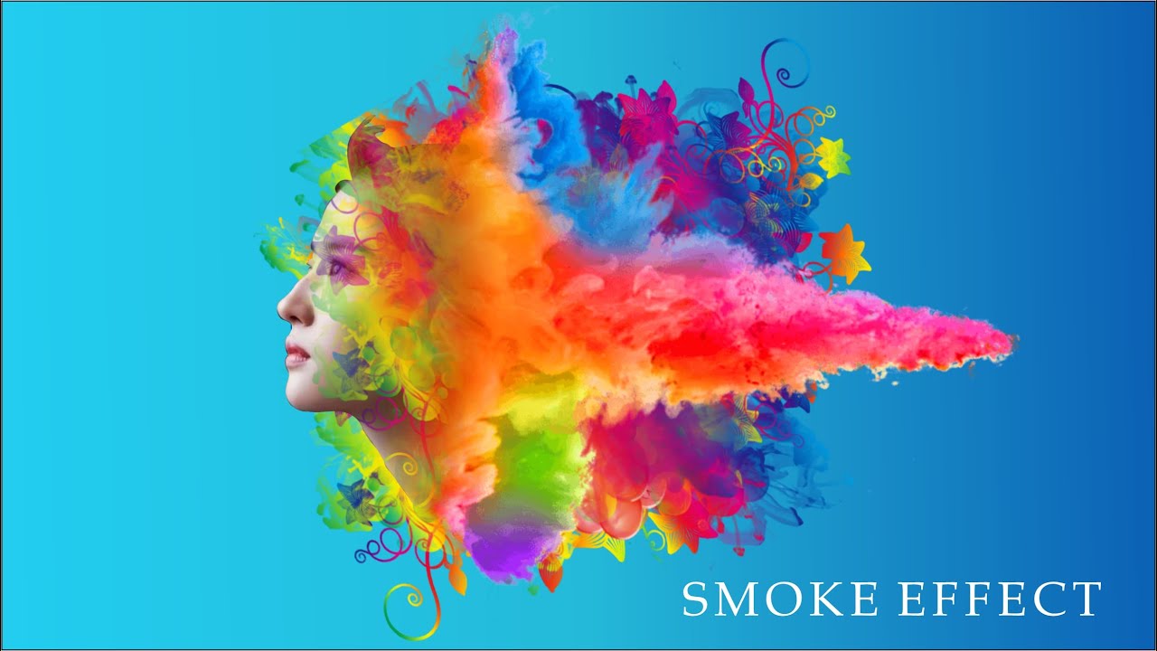 ink smoke face effect | COREL DRAW Tutorial