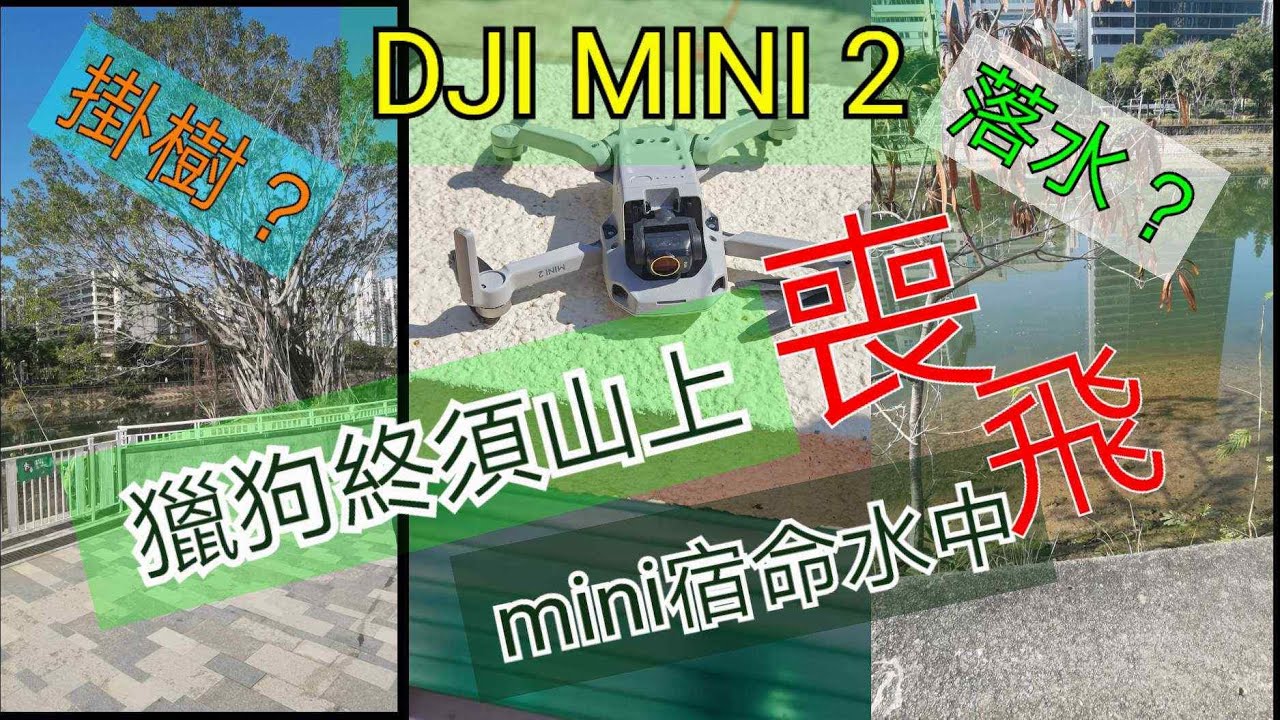 DJI Mini2 （＃8）落水拯救行動，難逃一刧