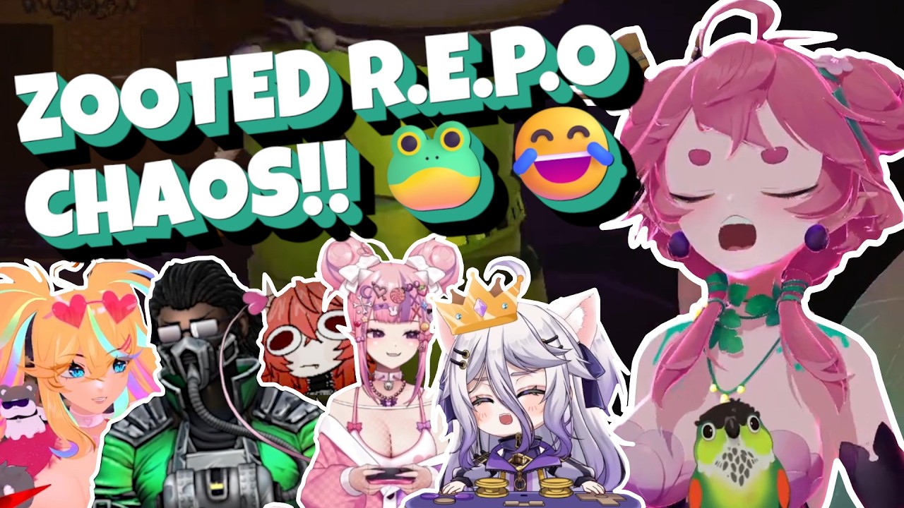 Henya Finds TESTICLES?! 😂😱 Froggy CHAOS w/ Zentreya, Ironmouse, Arielle & Heavenly - Modded R.E.P.O