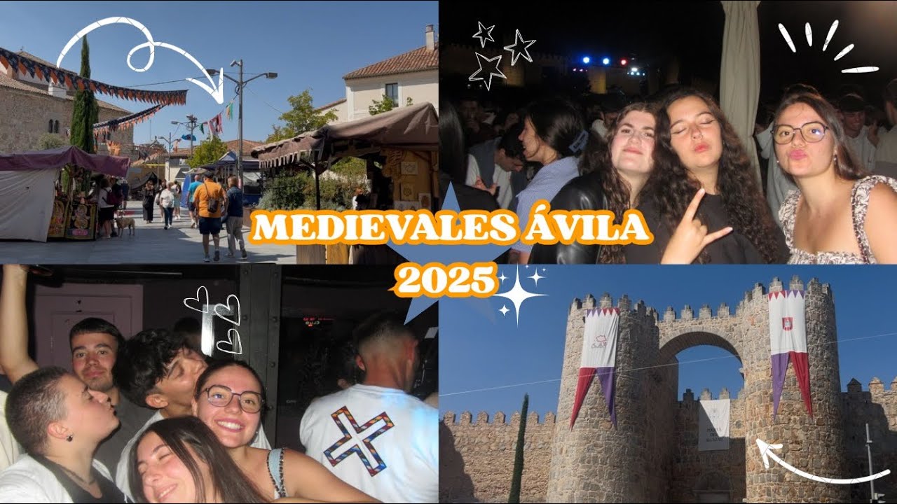 Salimos de fiesta y de paso son los medievales… 🎉🏰🛡️