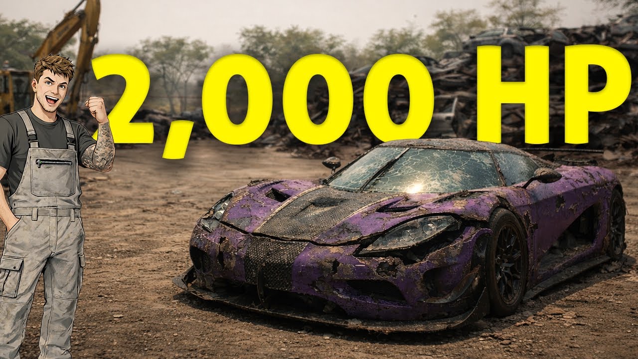 RESTORING A JUNKYARD HYPER CAR TO MAKE 2000HP