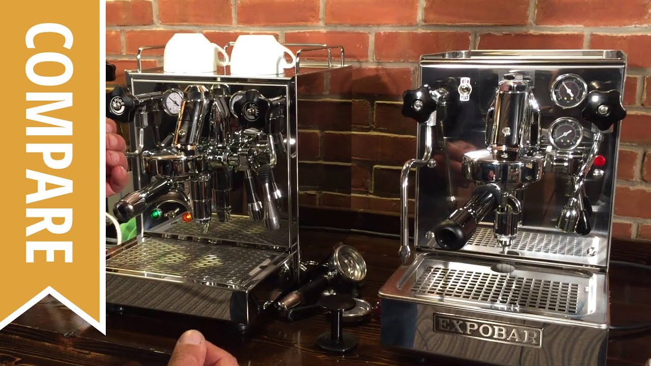 Compare: Expobar Office Lever and ECM Mechanika IV Espresso Machines