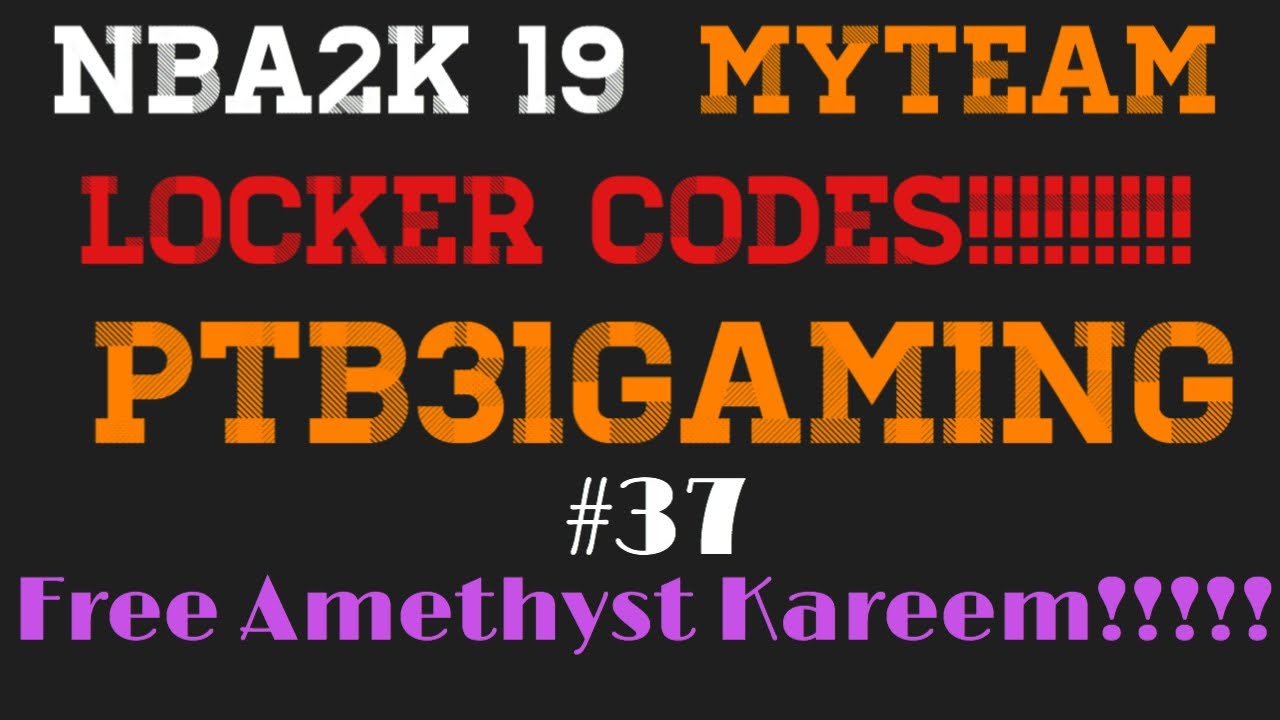 FREE Amethyst Kareem  locker code #37