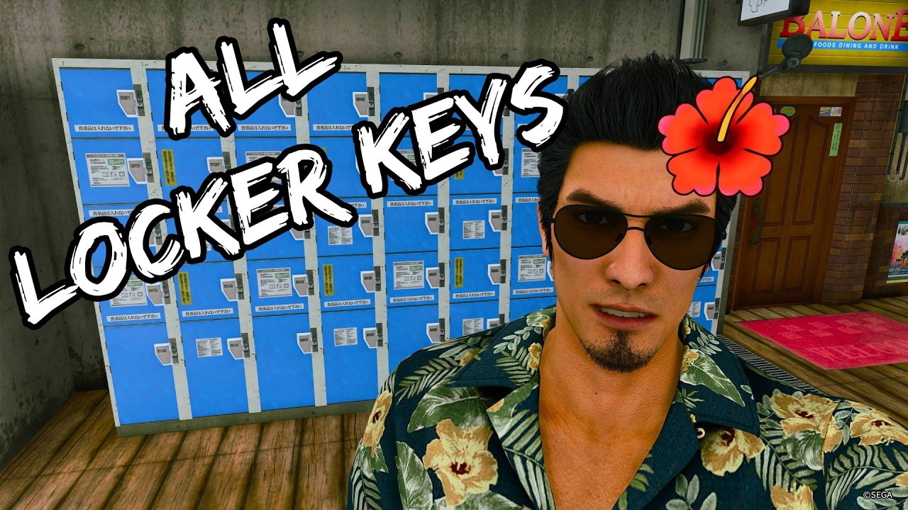 Yakuza Kiwami 3 - All downtown Ryukyu locker key locations