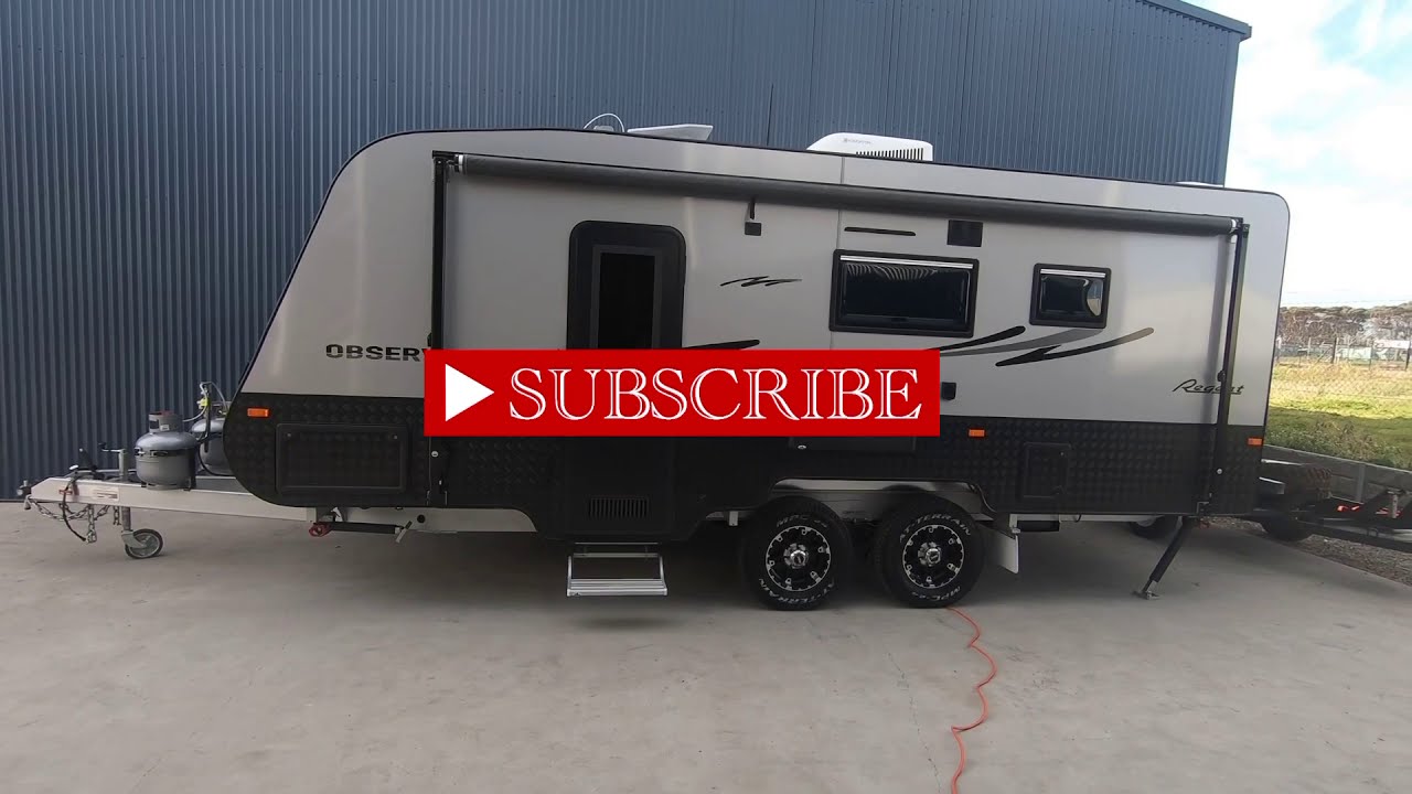 Offroad family caravan walk through regent observer
