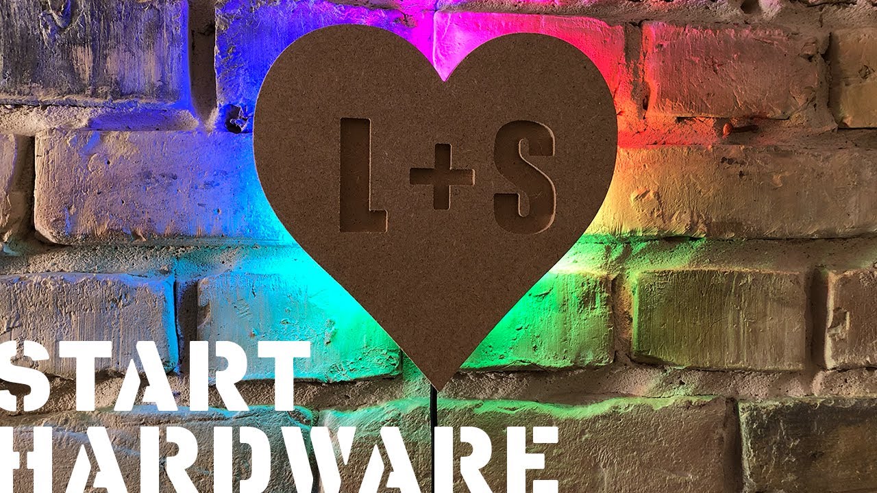 Arduino zum Valentinstag – Ein romantisches Wandlicht