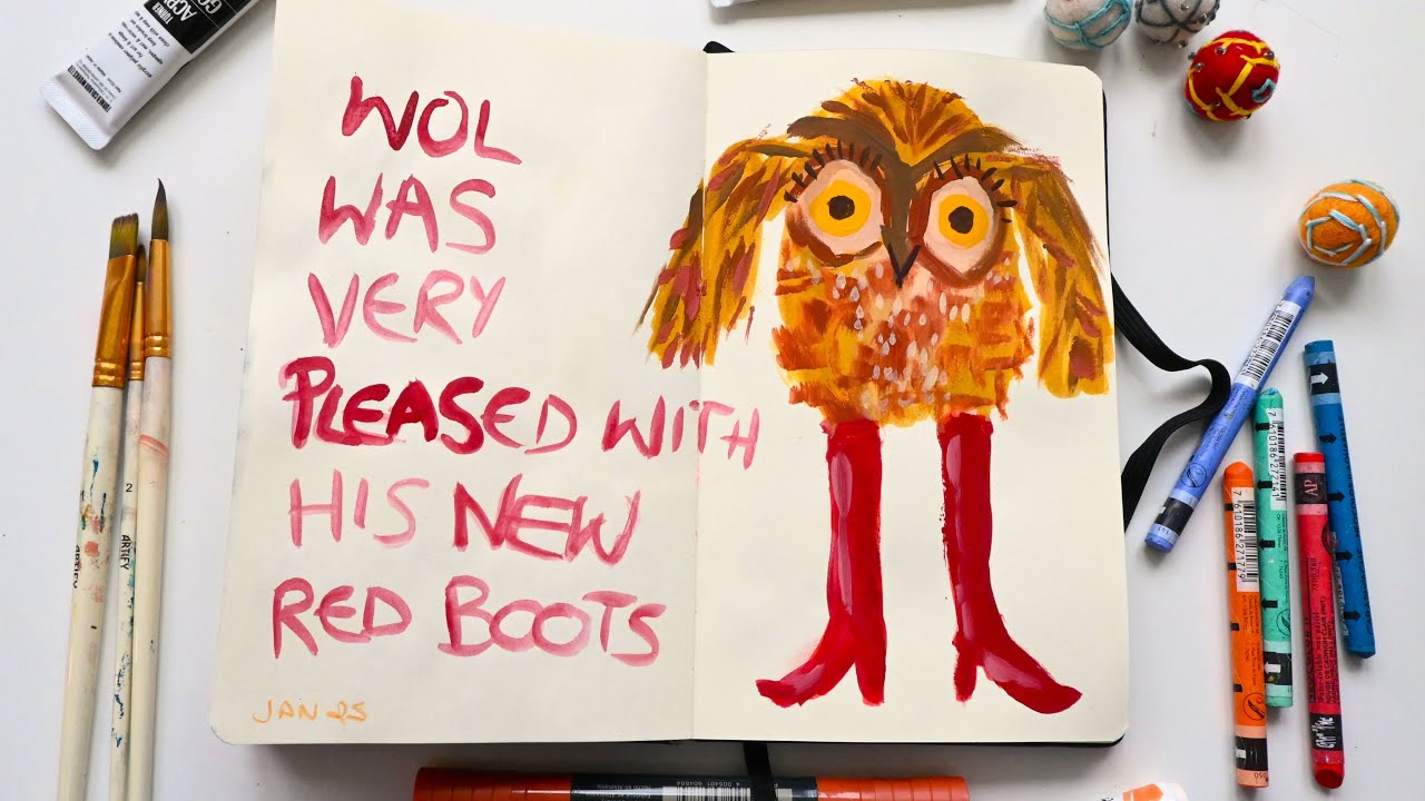 A month of play! Sketchbook share & inspirations | Studio Diary - Jan 2025