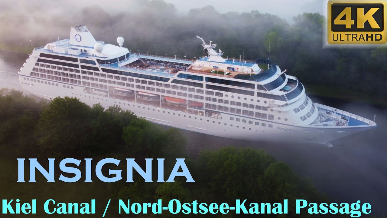 NOK-Passage Kreuzfahrtschiff INSIGNIA am 3. Juni 2022