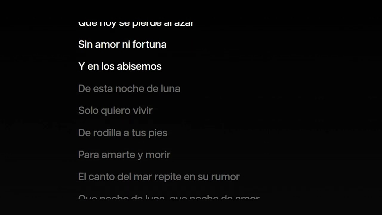 Esta Noche de Luna Karaoke en vivo