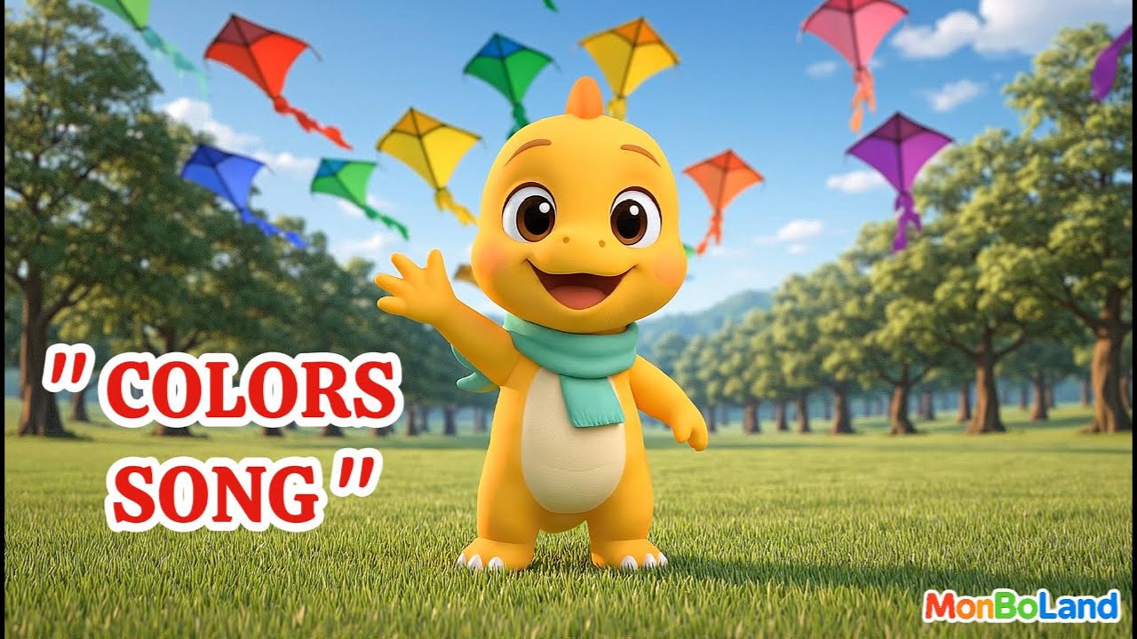 Colors Song for Kids 🎨 | Learn Colors with Music | MonBoLand Official