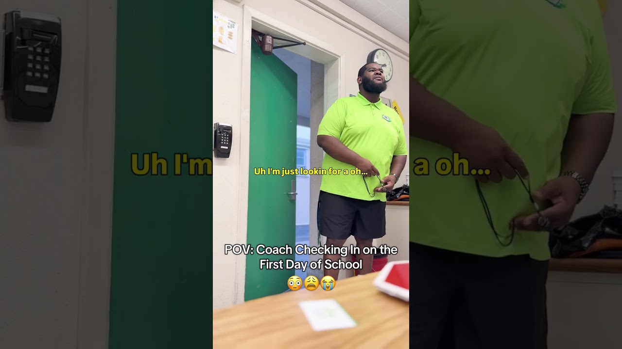 Coach leaves class ur getting FRIED 💀🤣 #shorts
