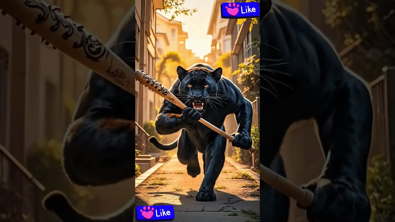 The Panther saves Independent Cat's life! 🍖🐱👩&zwj;🍳