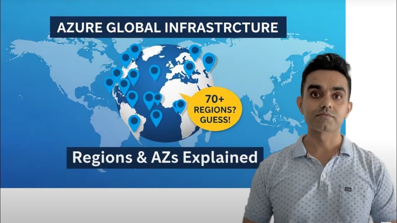 Azure Global Infrastructure Explained | Regions & Availability Zones (AZ-900)