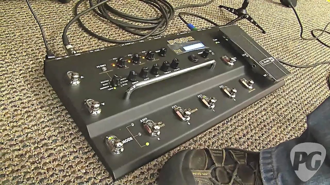 Line 6 Pod HD400 Multi-Effects Pedal Demo