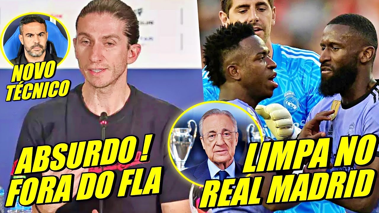 JÁ ERA !! FILIPE LUIZ FORA DO FLAMENGO !? VINI JR E RUDIGER NA LISTA REAL ! DE SAÍDA ???? E MAIS....