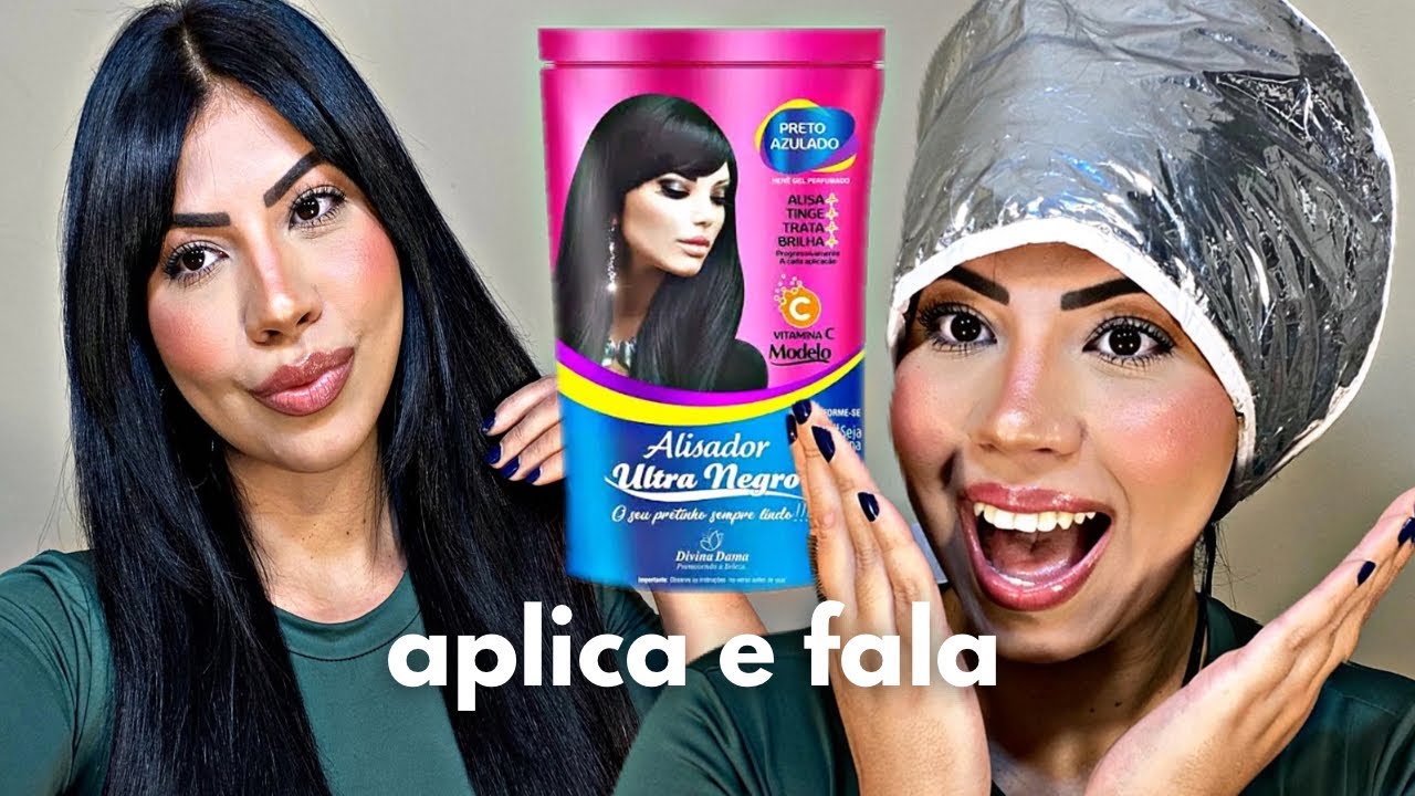 HENÊ ♡ retoque de raiz alisador ultra negro + touca térmica