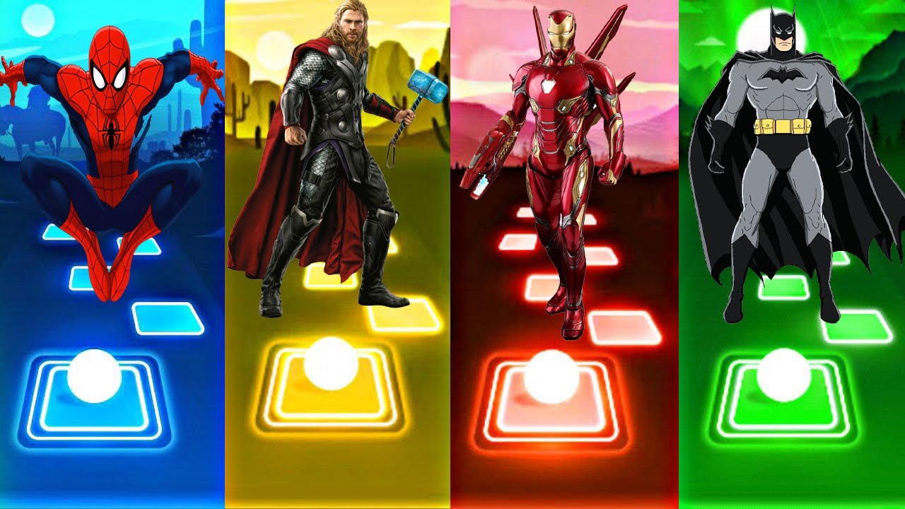 Telis Hop EDM Rush - Spider-Man vs Thor vs Iron Man vs Batman