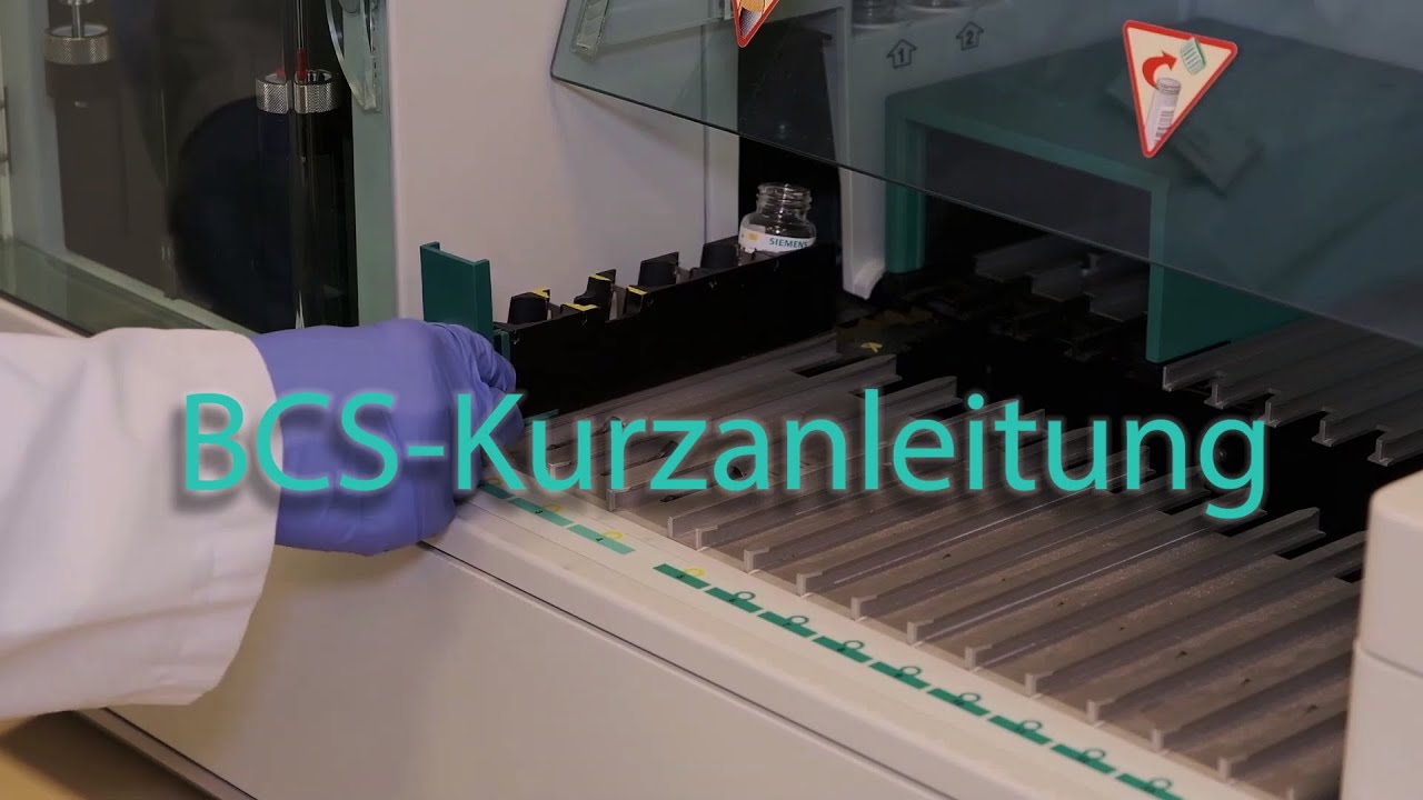 MTLA Schule Hämostase Anleitung BCS Kurzfassung