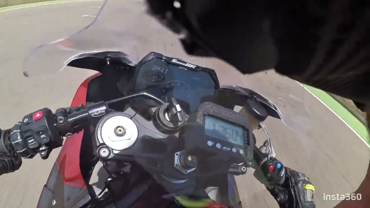 Onboard circuit Alcarras 1:36.7 BMW S1000RR