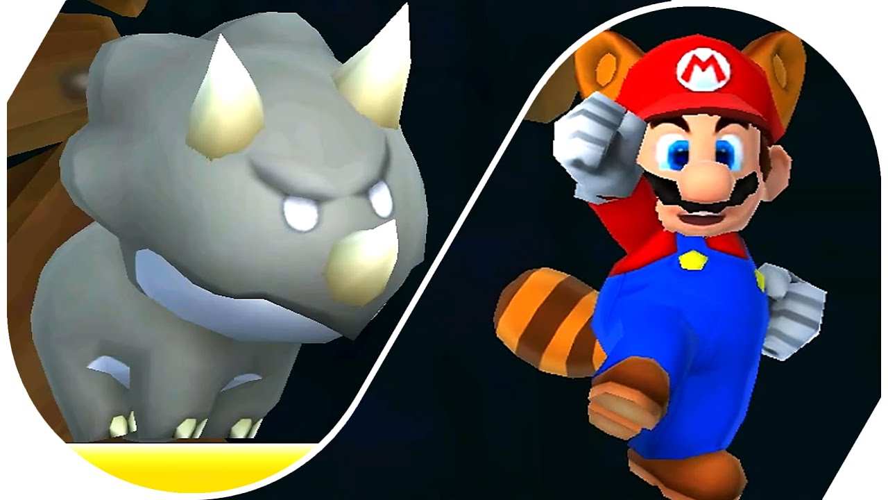 All Reznor (Rhino Dinos) Battles (Tower Bosses) - New Super Mario Bros. 2.