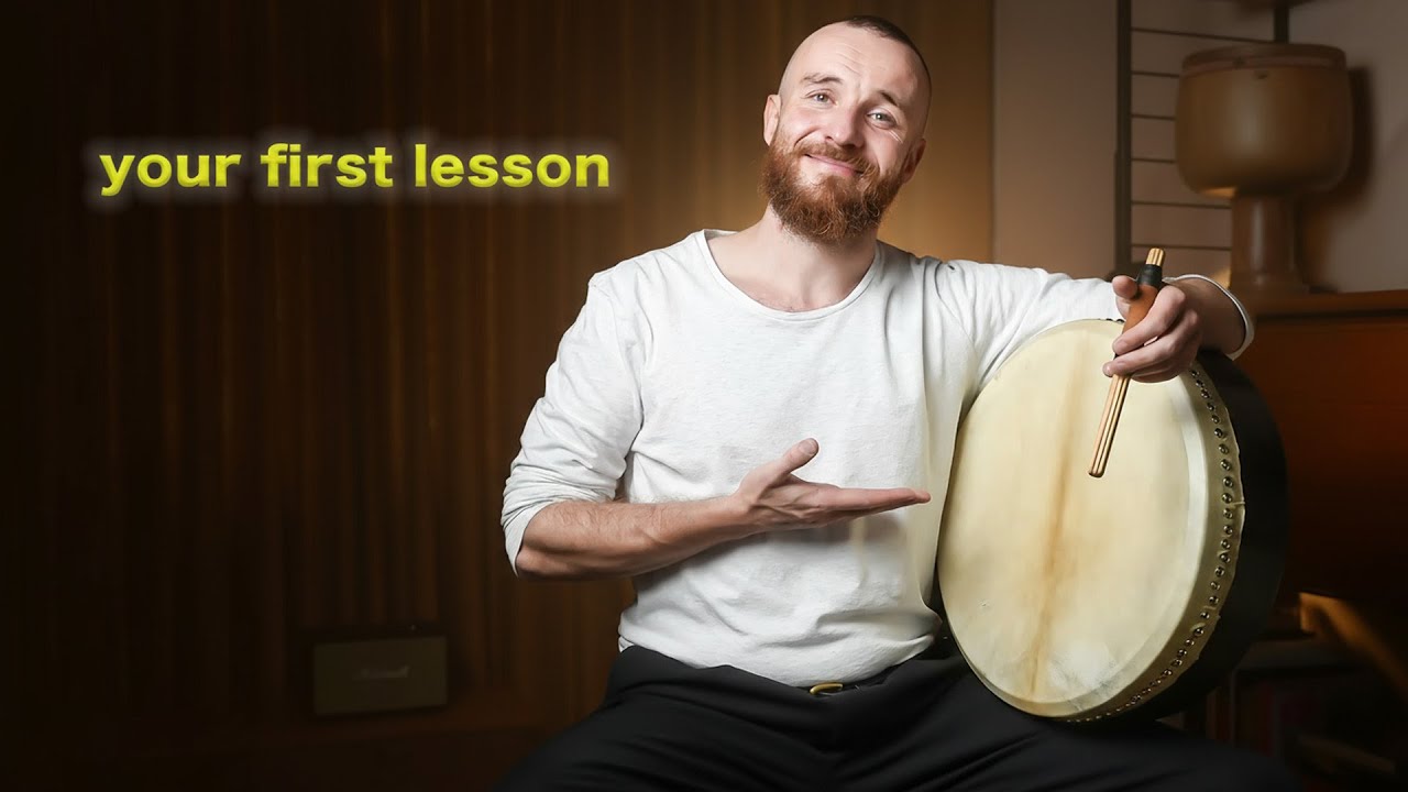 HOW TO PLAY the IRISH BODHRÁN - Lesson 1