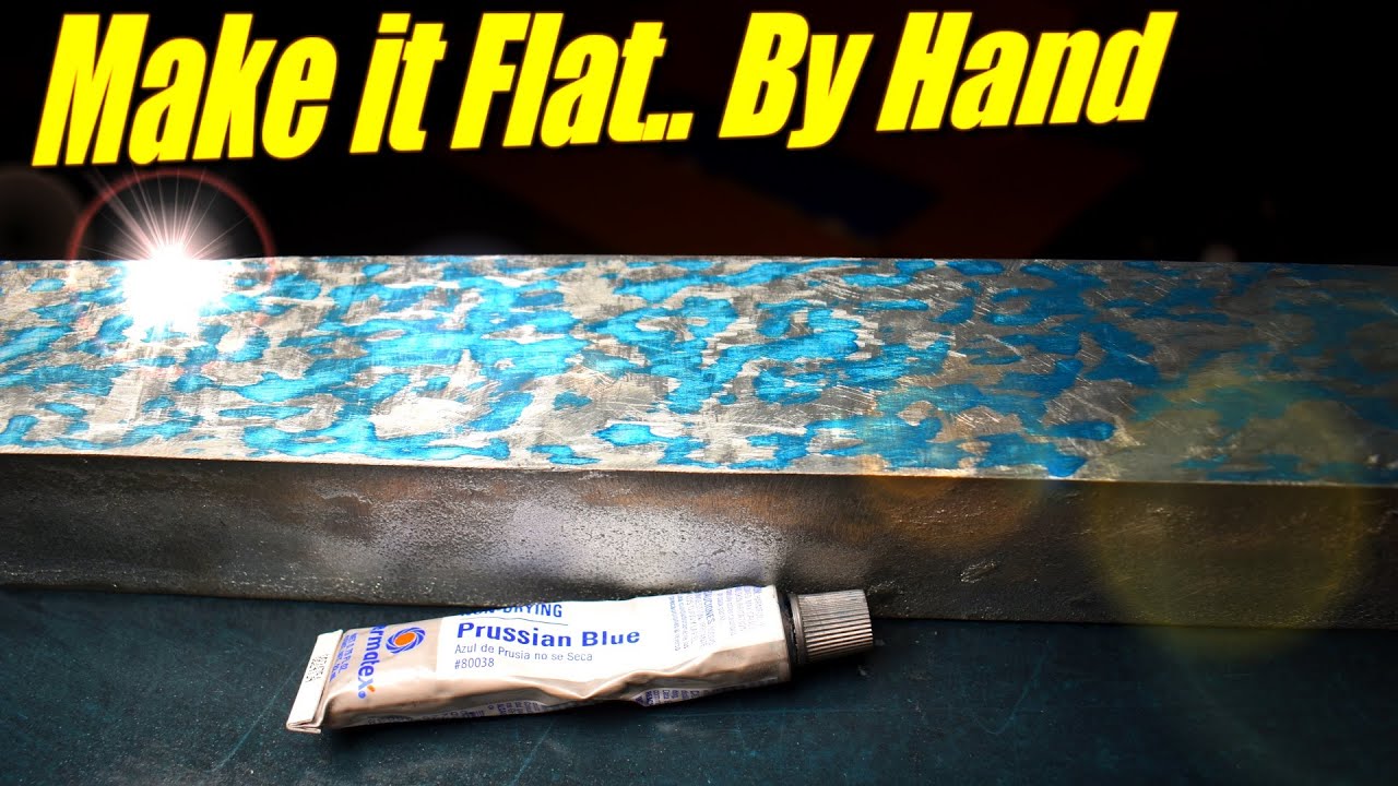 Scraping the Gingery Lathe Bed Flat (and cheating) | Gingery Lathe Part 2