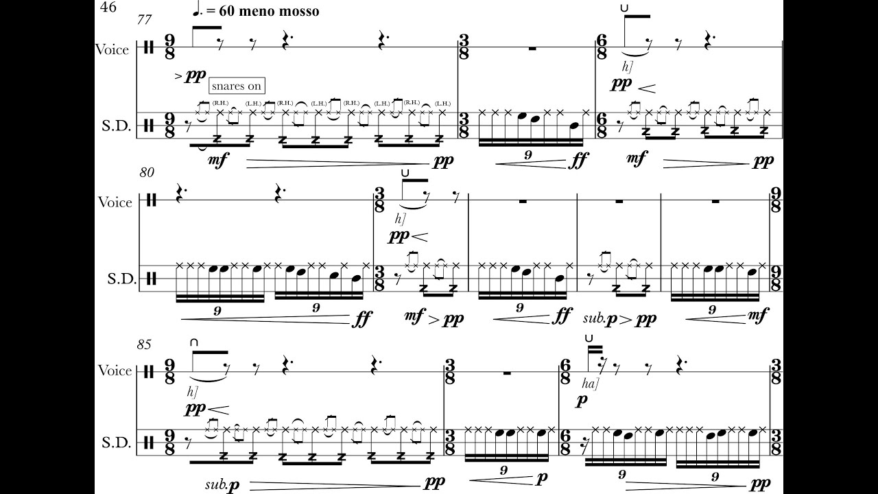 David Moliner - Solos for Percussion (2016-2020) [Score-Video]