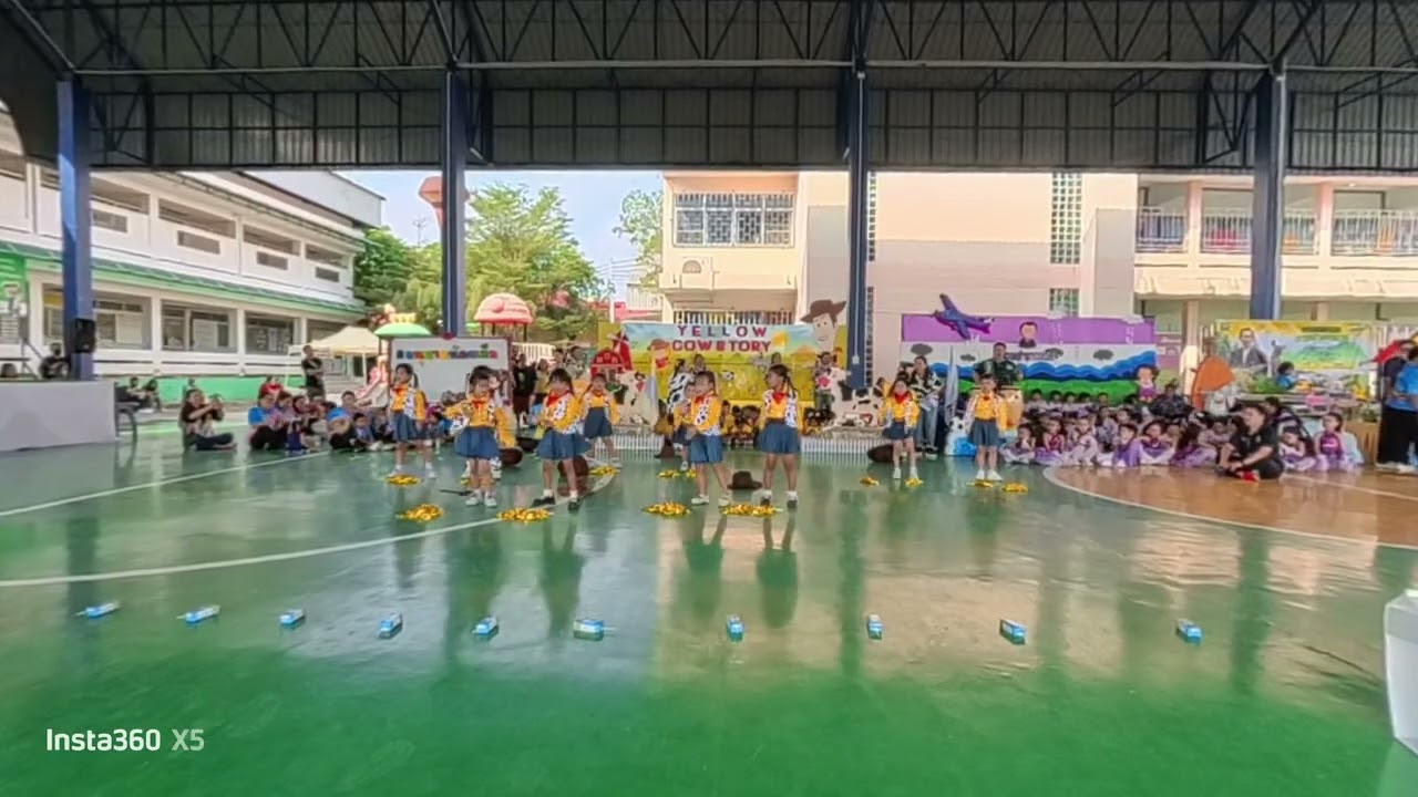 กีฬาสีโรงเรียนอนุบาลลาดสวาย สีเหลือง 