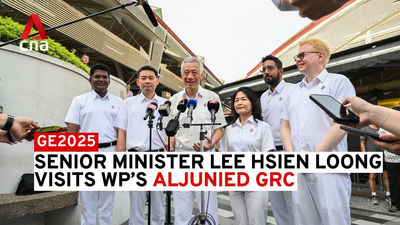 GE2025: Lee Hsien Loong visits Aljunied GRC, responds to WP's Pritam Singh on losing key ministers