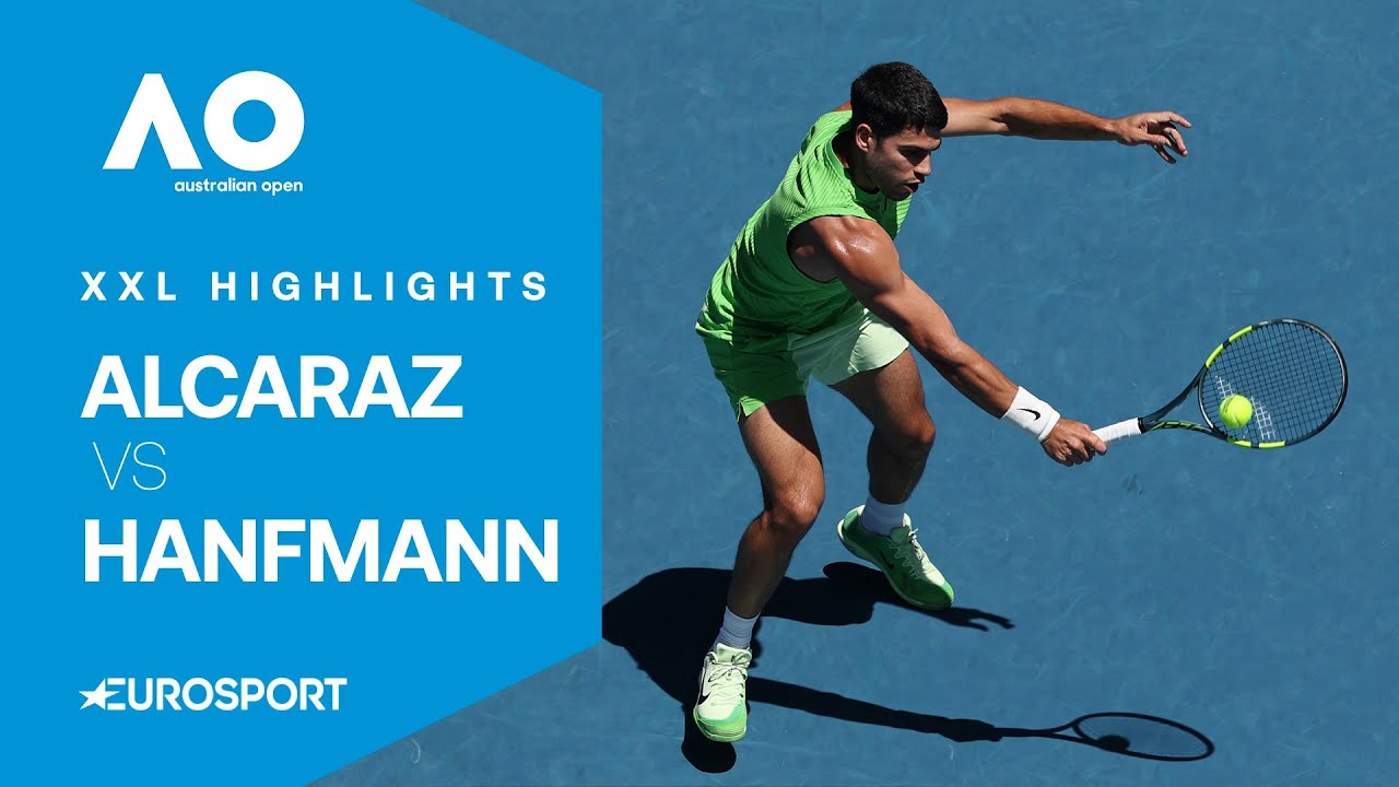 Carlos Alcaraz - Yannick Hanfmann | Highlights XXL deutsch | 2. Runde | Australian Open 2026