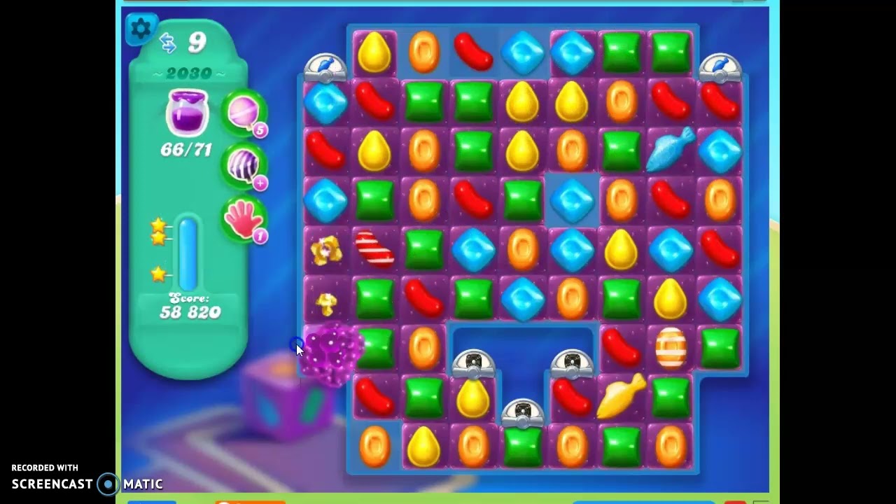 Candy Crush Soda Saga Level 2030 3 Boosters