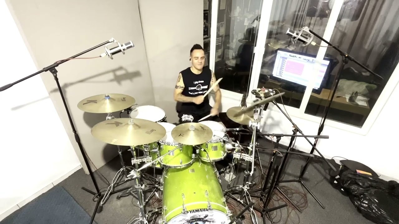 Alex Gómez Virgil Donati Running from the Aliens Drum Cover