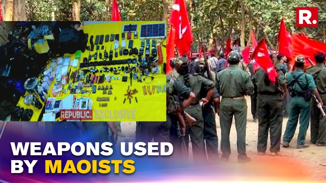 Gadchiroli: Massive Recovery by Forces; Weapons used by Maoists siezed