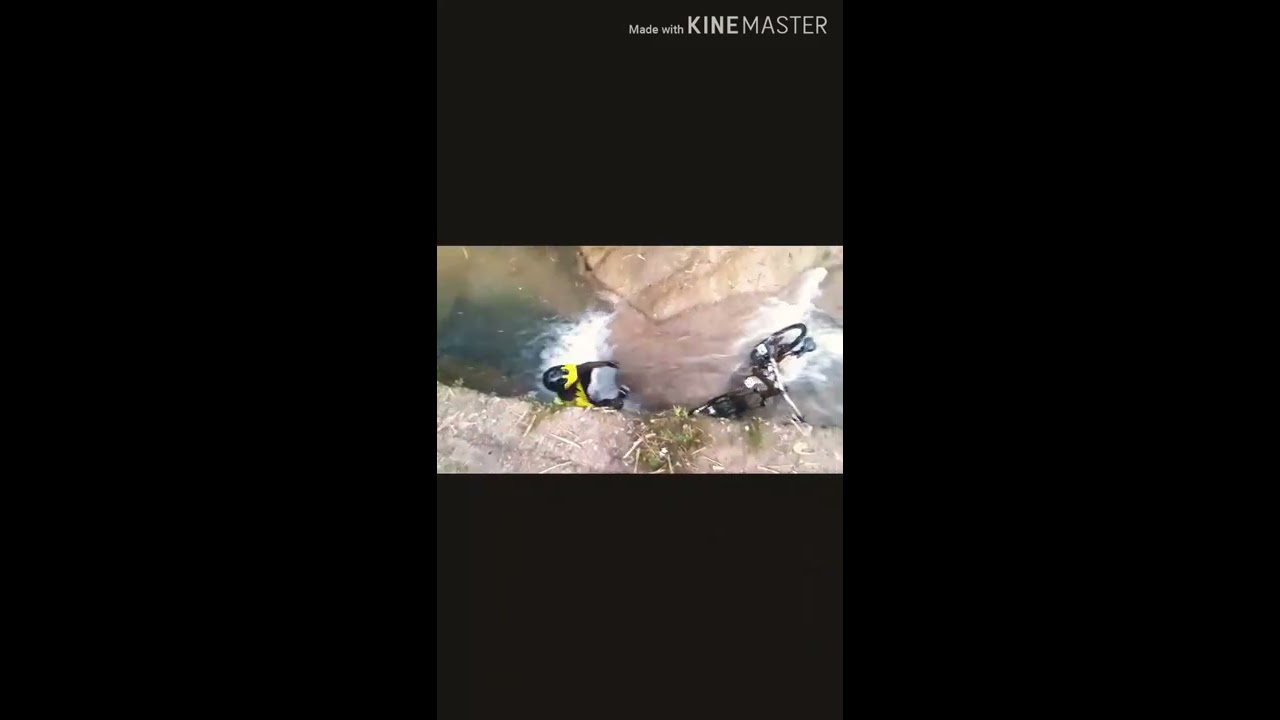 MTB DOWN A SLIPPERY FALLS🇯🇲