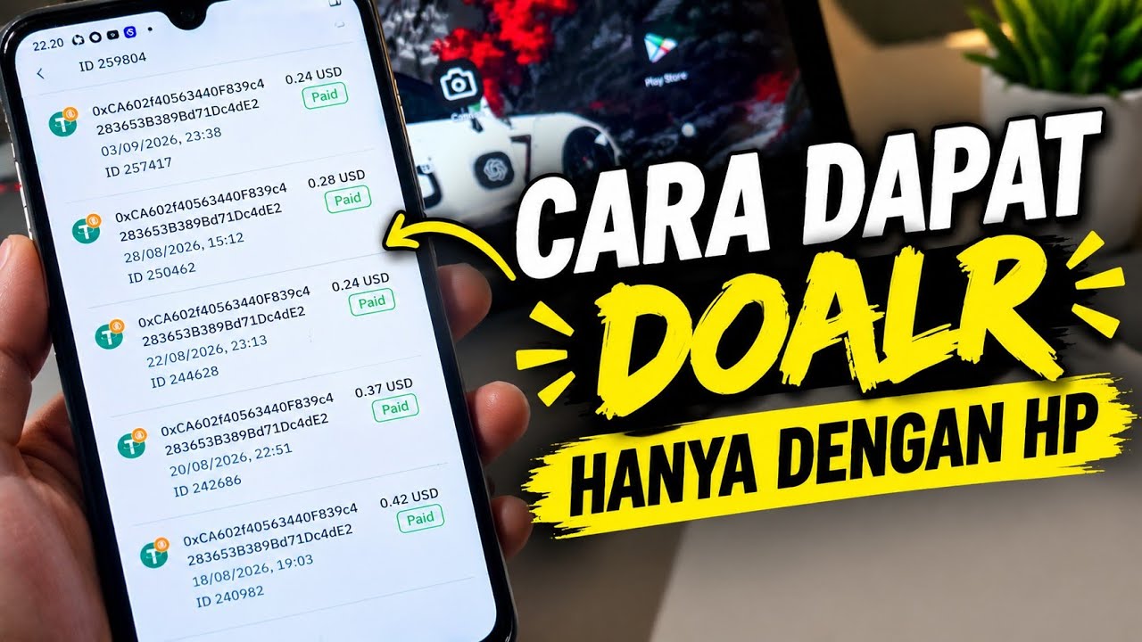 Cara Menghasilkan Dolar dari HP Tanpa Modal &mdash; Cara dapat uang lewat imternet
