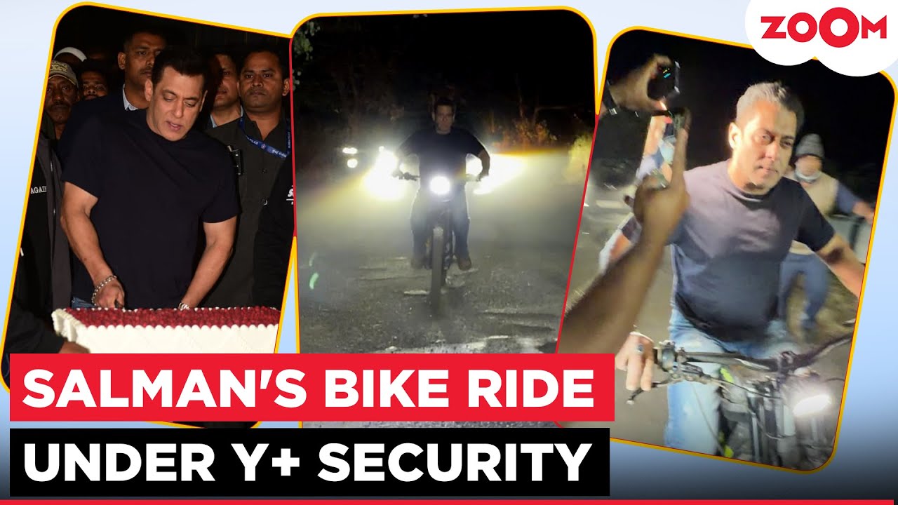 Salman Khan enjoys bike ride under Y+ security, skips his bulletproof car