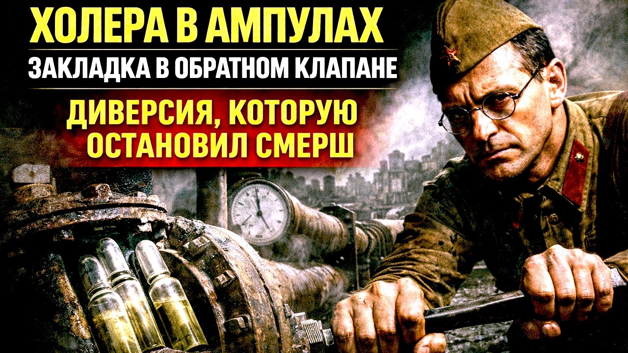 СМЕРШ СОРВАЛ ПУСК: ХОЛЕРА В ТРУБАХ СТАЛИНГРАДА
