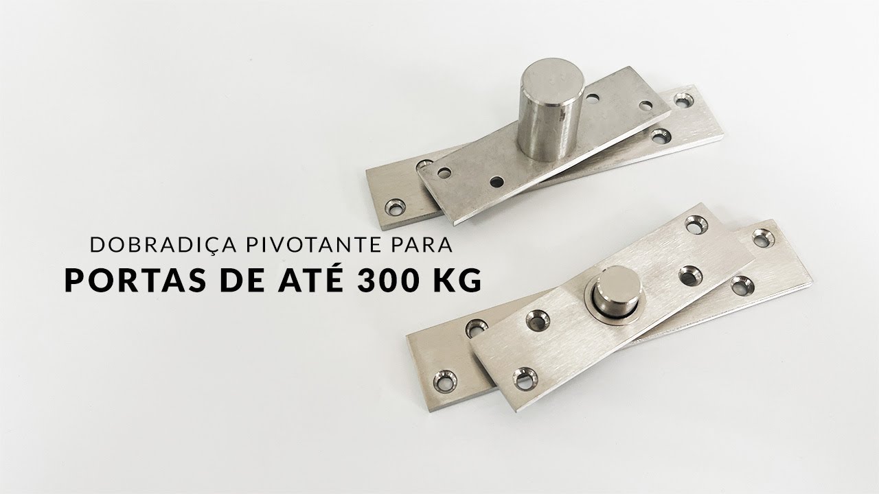 Pivô para portas até 300 kg