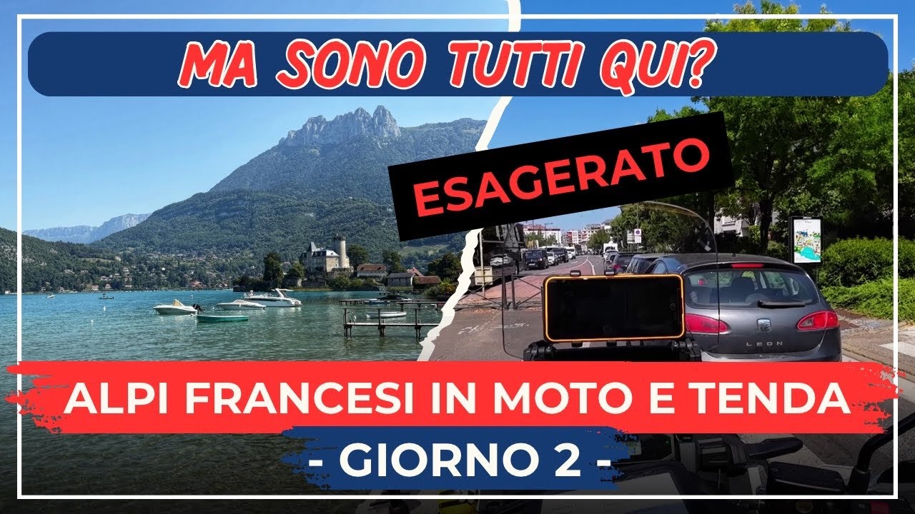 Finalmente montiamo la tenda - 🇫🇷 Alpi Francesi in moto e tenda 🏕️ - EP. 2