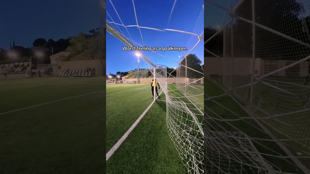 Worst feeling as a goalkeeper. | 