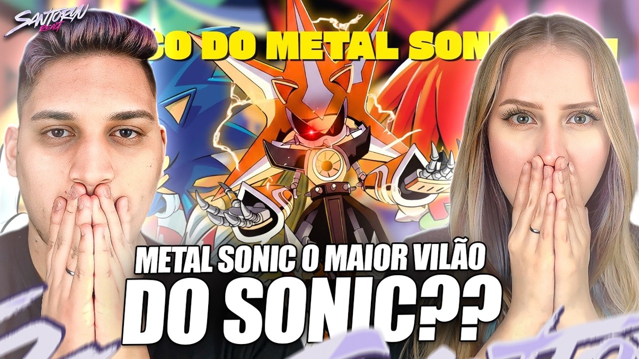 O PLANO DO METAL SONIC! | IDW Sonic - REACT EM CASAL