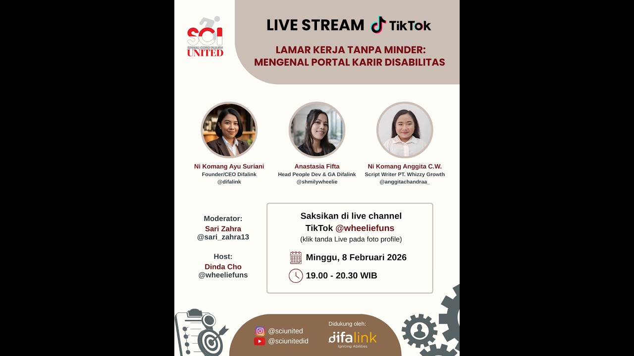 Talk Show #7 - Lamar Kerja Tanpa Minder: Mengenal Portal Karir Disabilitas