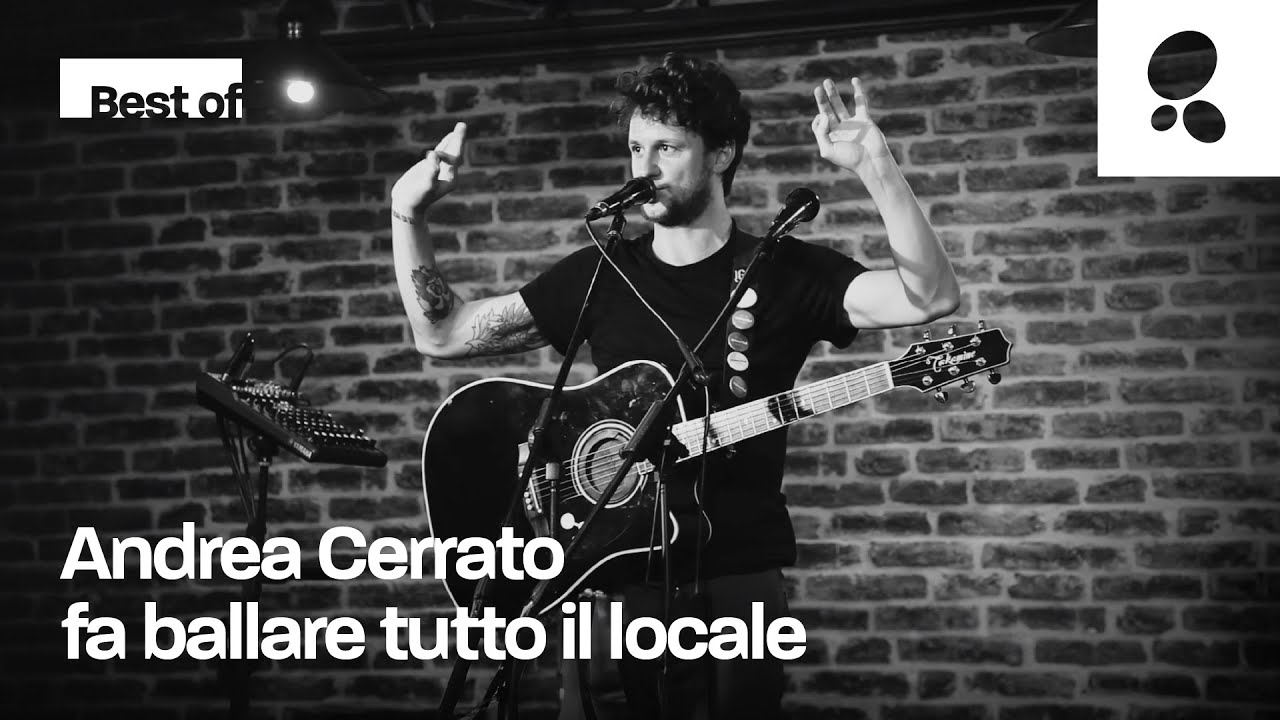 Andrea Cerrato fa ballare tutto il locale sulle note di 