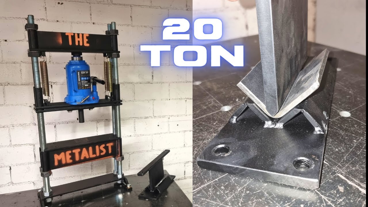 DIY 20 TON Workshop Press // Ultimate листогибочный пресс