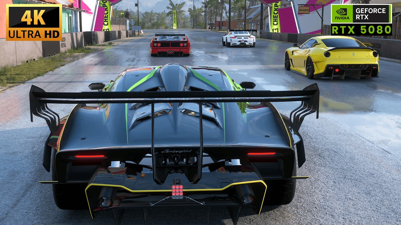 1500 HP 2020 LAMBORGHINI ESSENZA SCV12 vs HYPERCARS- Forza Horizon 5 | Logitech G923 Steering Wheel