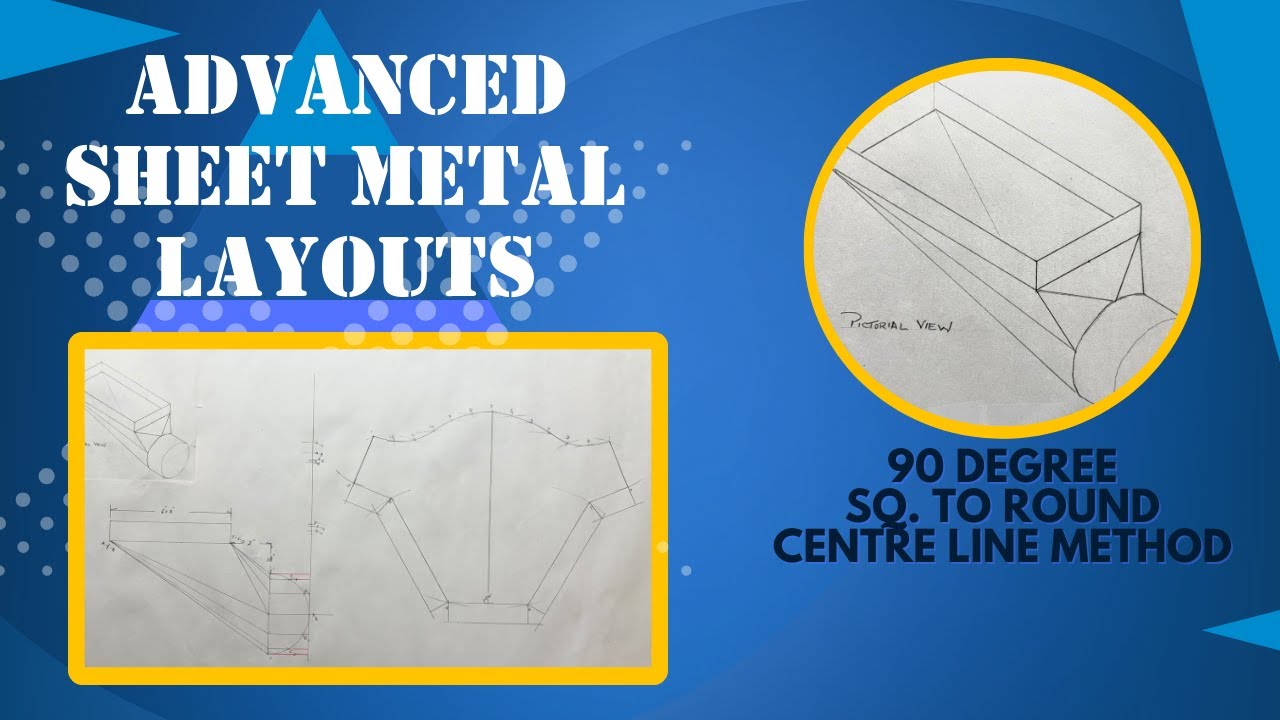 Advanced 90 Degree Square to Round Centre Line Method