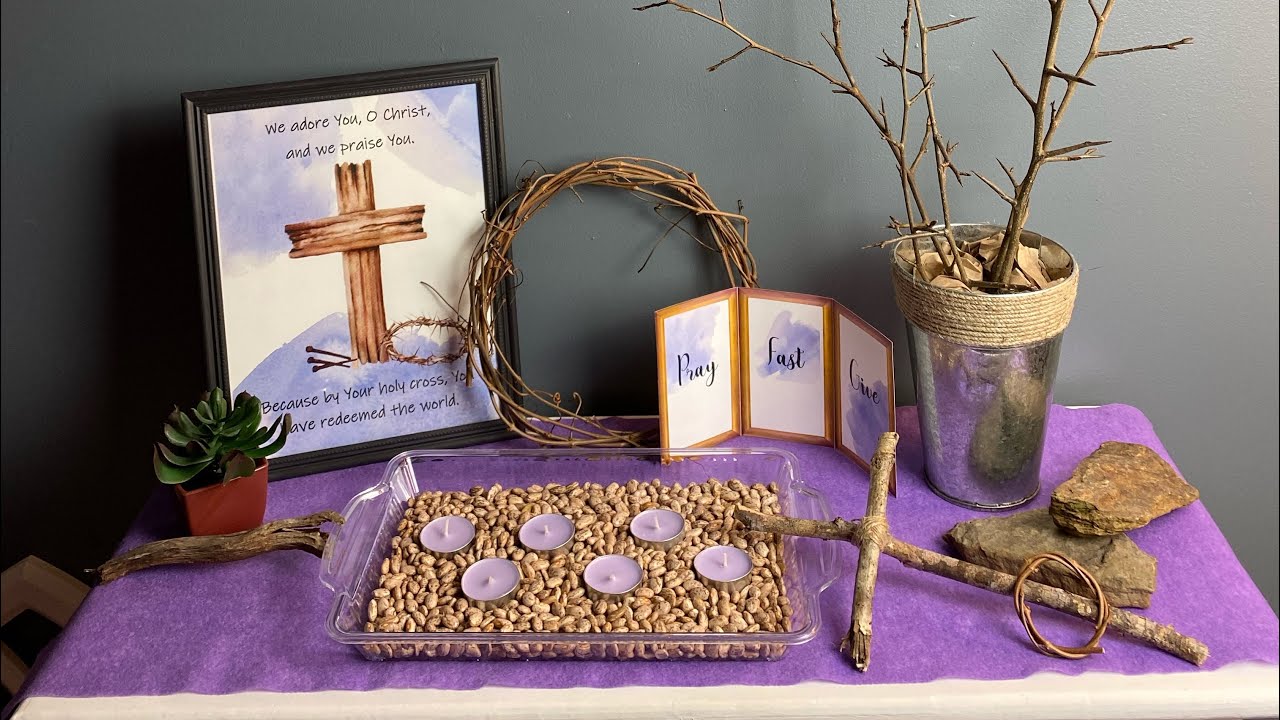 How To Make A Home Altar For Lent (For Just $10!!!)
